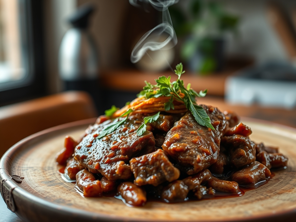 Freshly prepared beef recipes mince