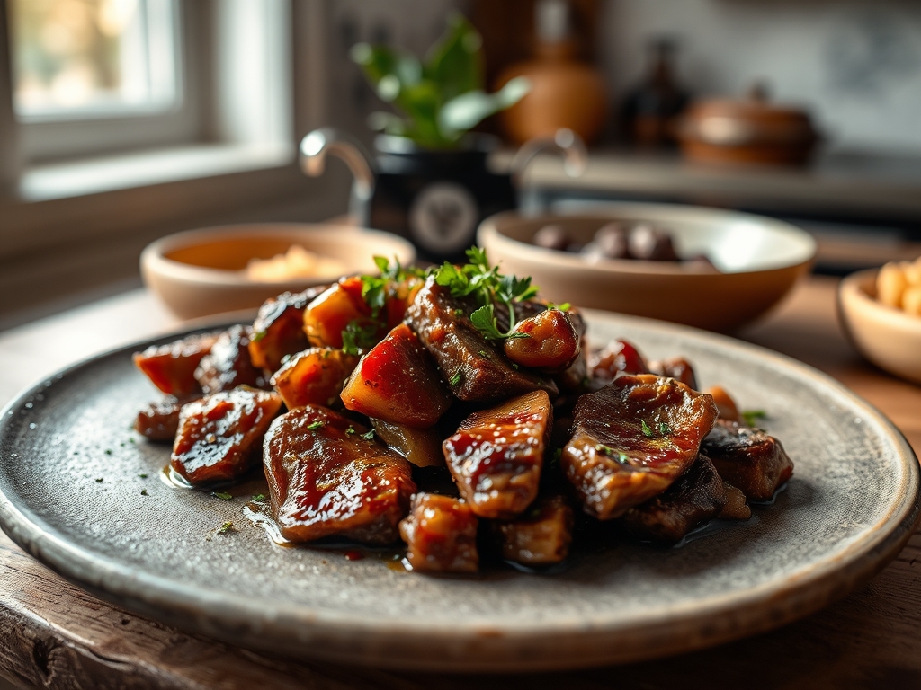 Freshly prepared black pepper beef recipes