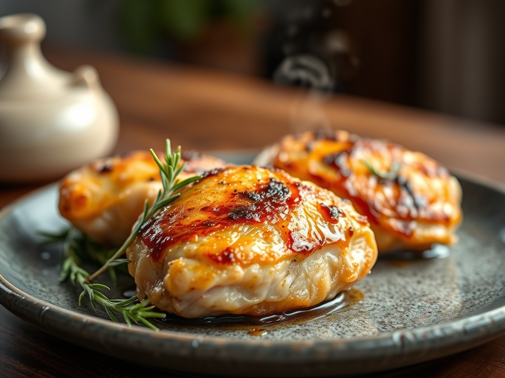 Freshly prepared chicken recipes rosemary