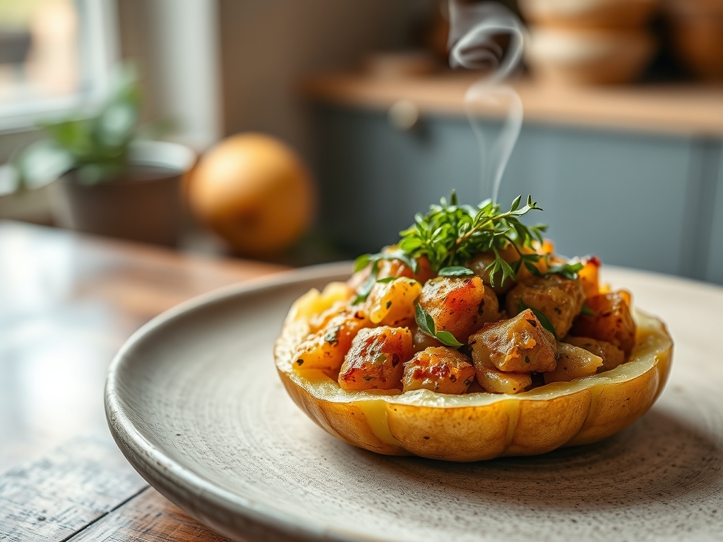 Freshly prepared filling potato recipes