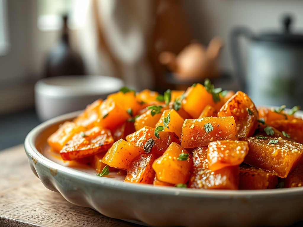 Freshly prepared frozen sweet potato recipes