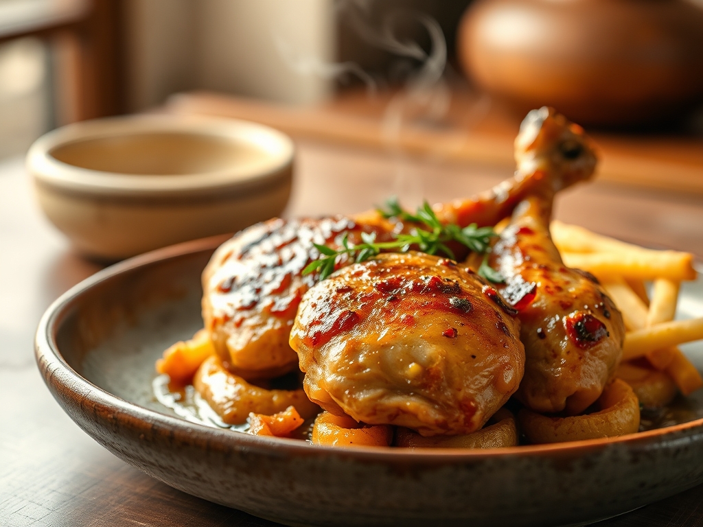 Freshly prepared good chicken recipes for dinner