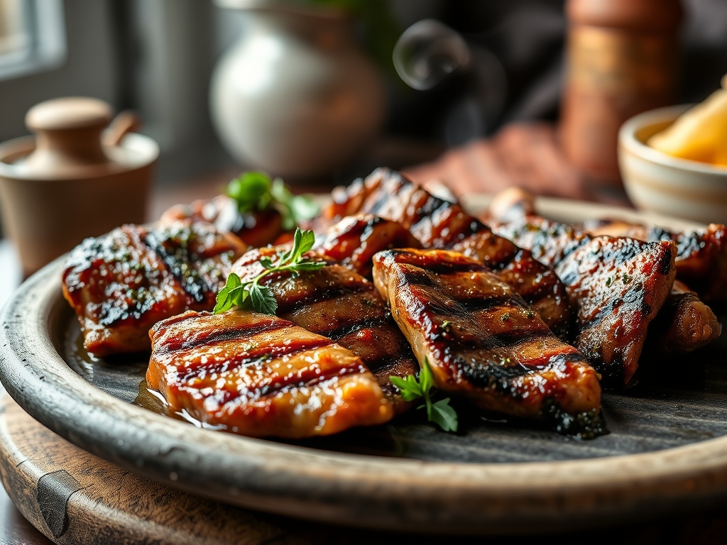 Freshly prepared grilled beef recipes