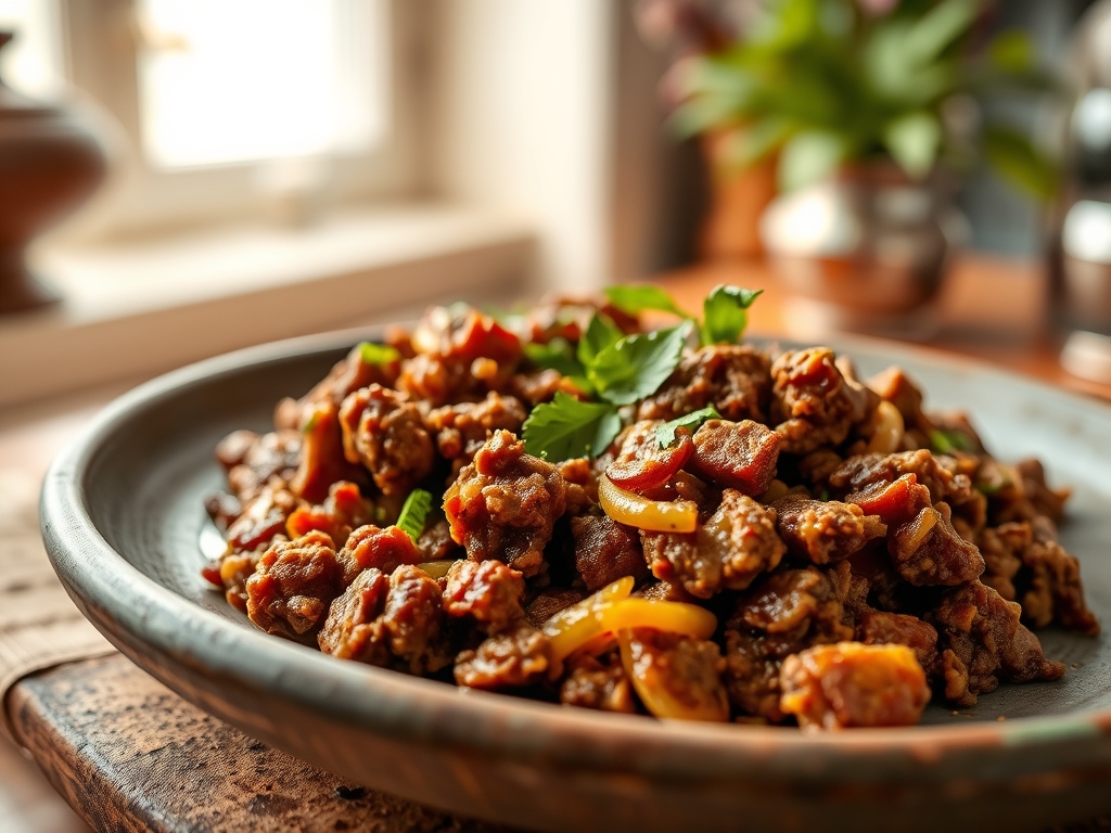 Freshly prepared indian ground beef recipes
