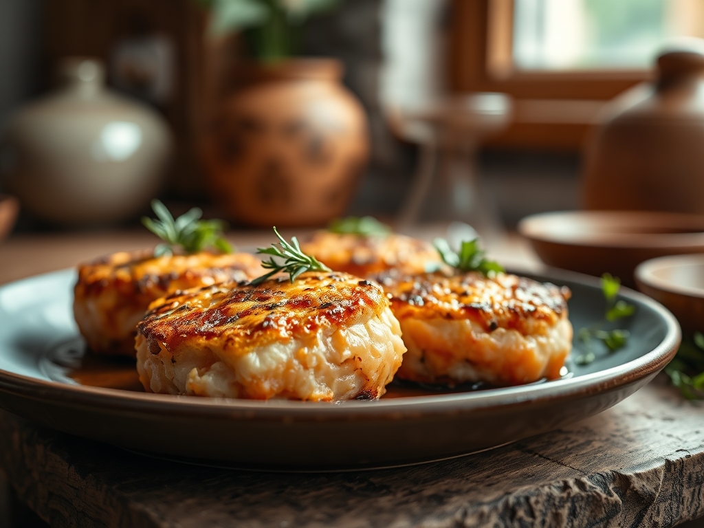 Freshly prepared salmon recipes fish cakes