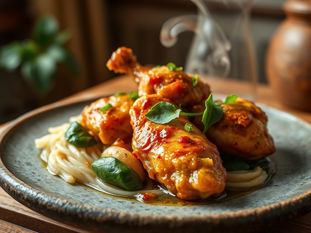 Freshly prepared tinola chicken recipes