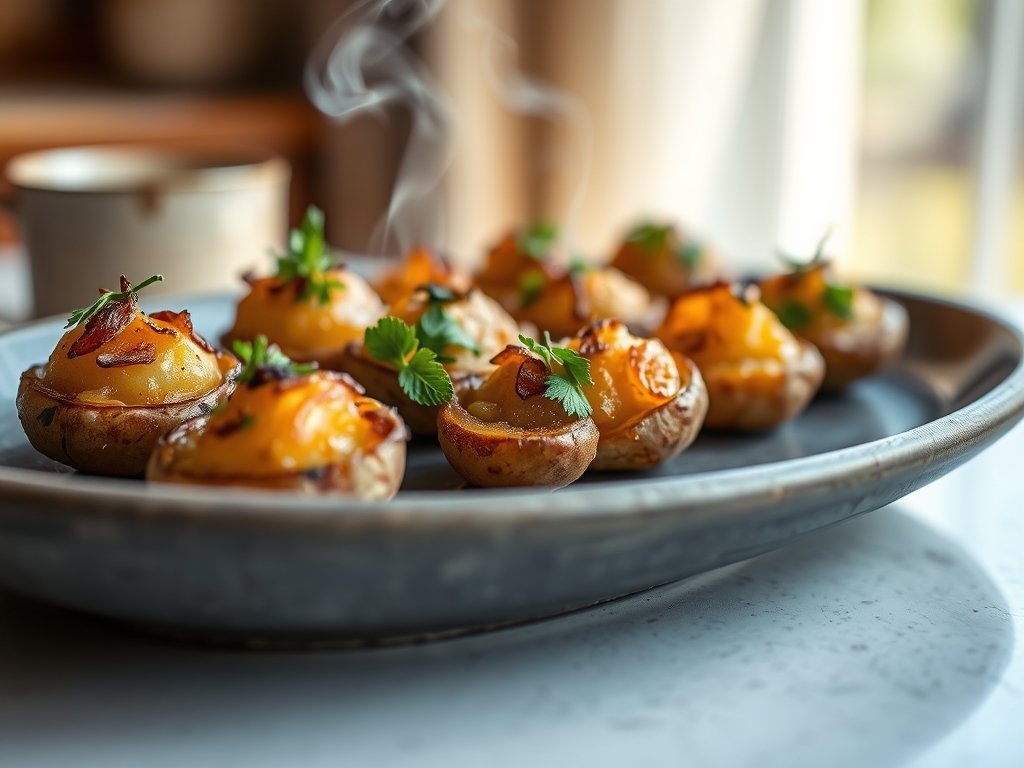 Freshly prepared tiny potato recipes