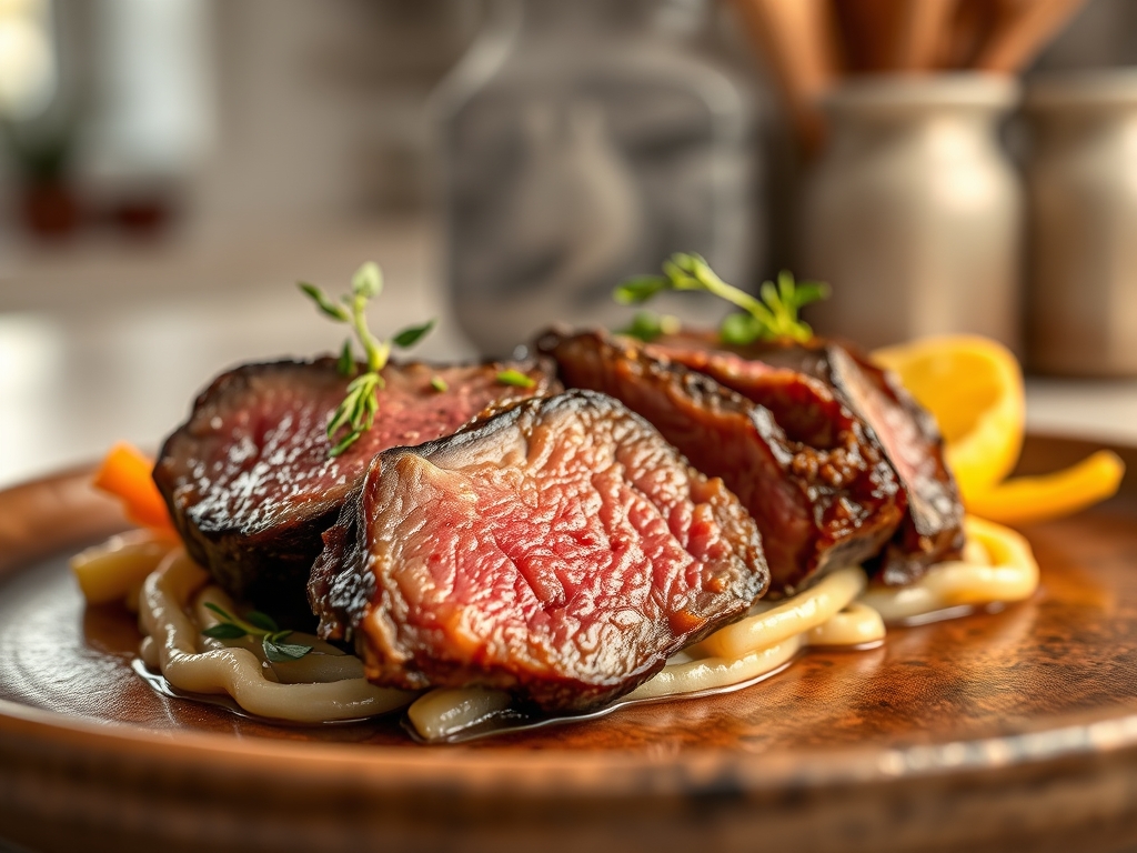 Freshly prepared top round roast beef recipes